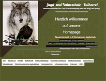 Tablet Screenshot of jagdundnatur.de