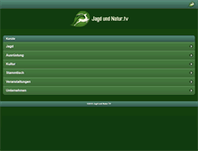 Tablet Screenshot of jagdundnatur.tv